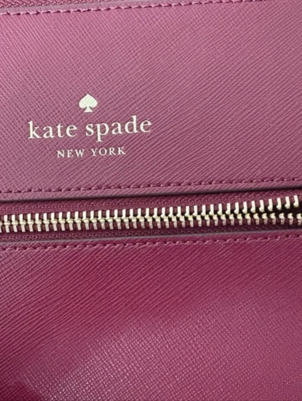 Kate Sade New York Berry Leather Crossbody Bag